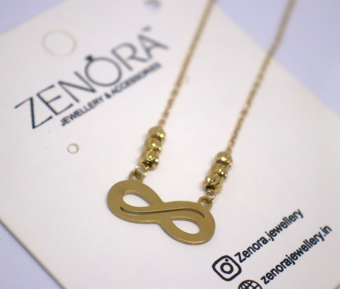 Gold Infinity Symbol Pendent
