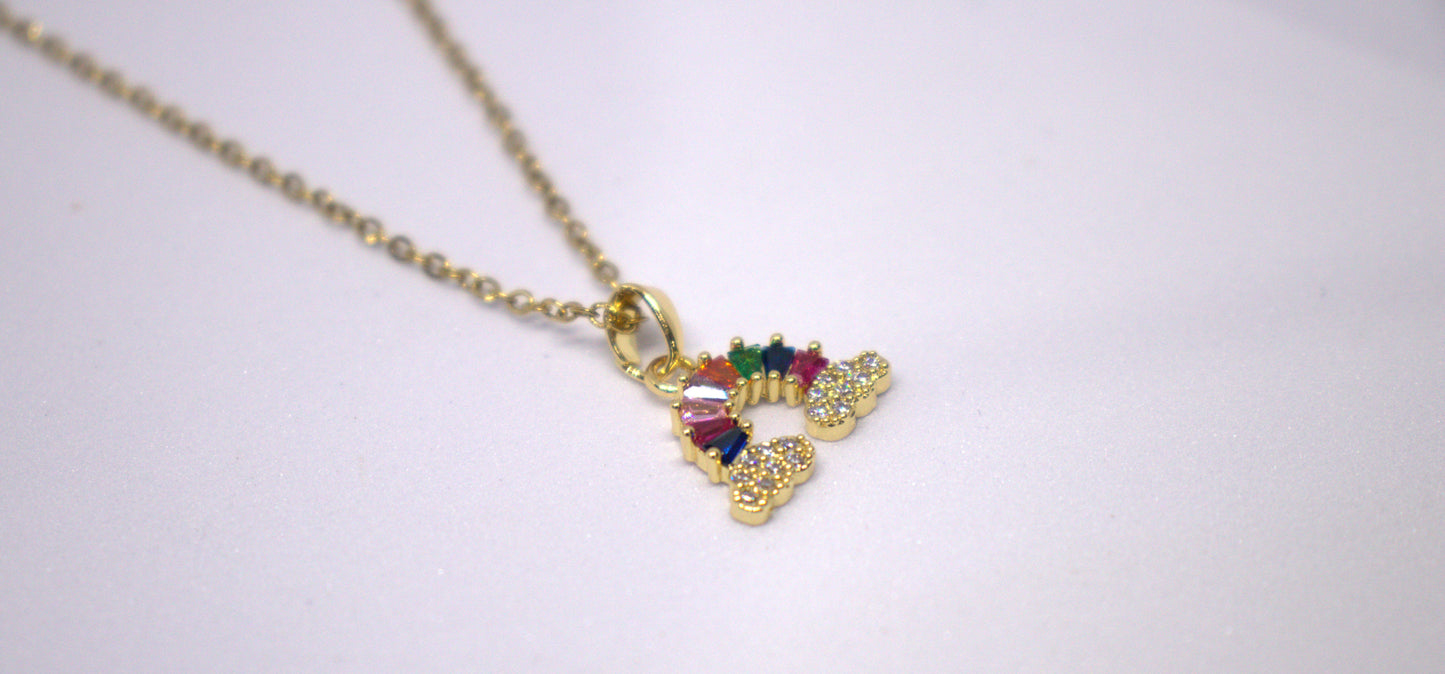 Rainbow & Clouds casual wear pendent