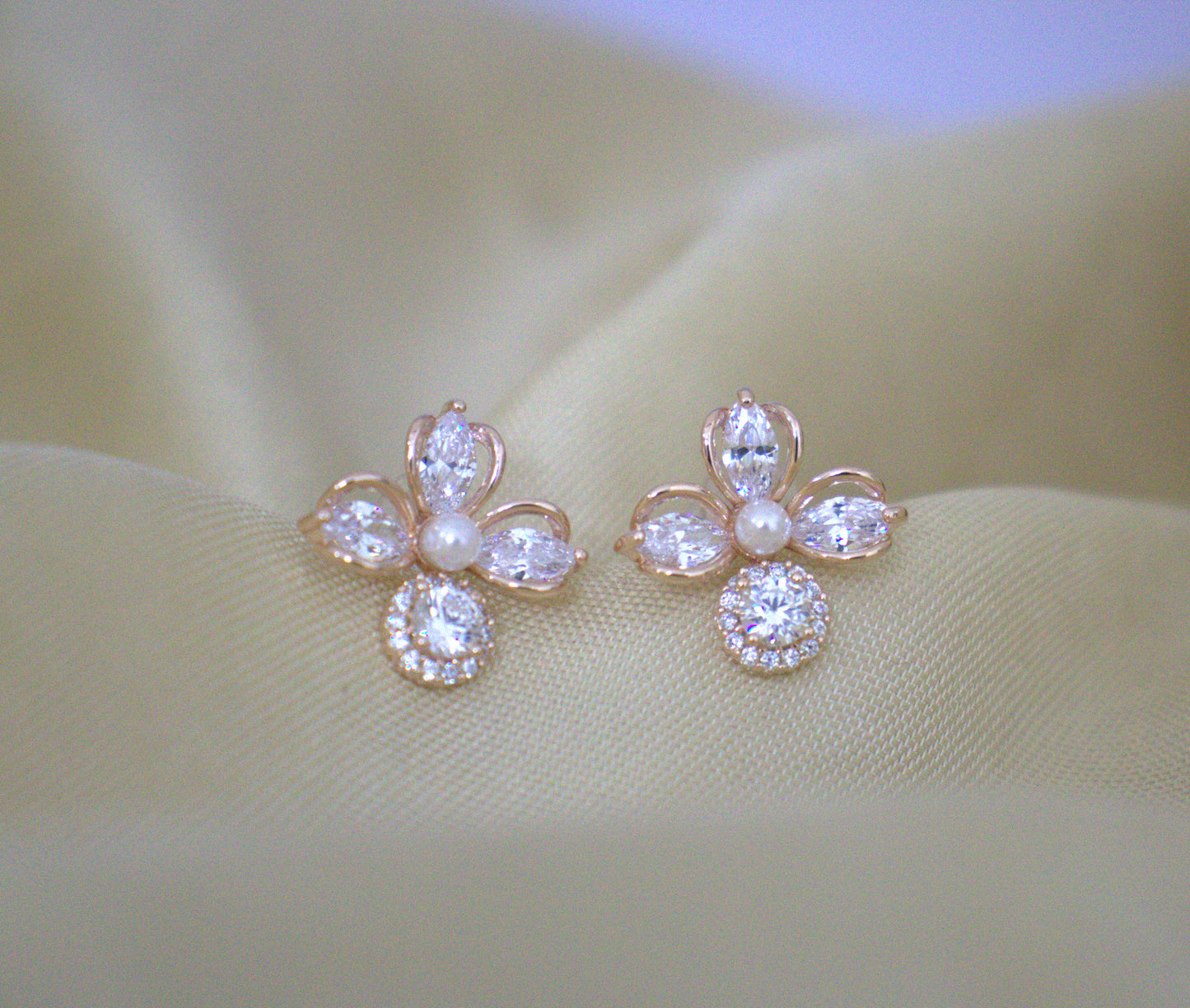 Quad Diamond Earrings
