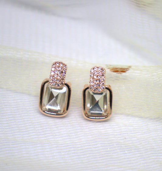 Block Diamond Studs