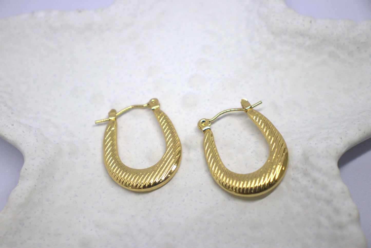 Golden Zaria Hoops