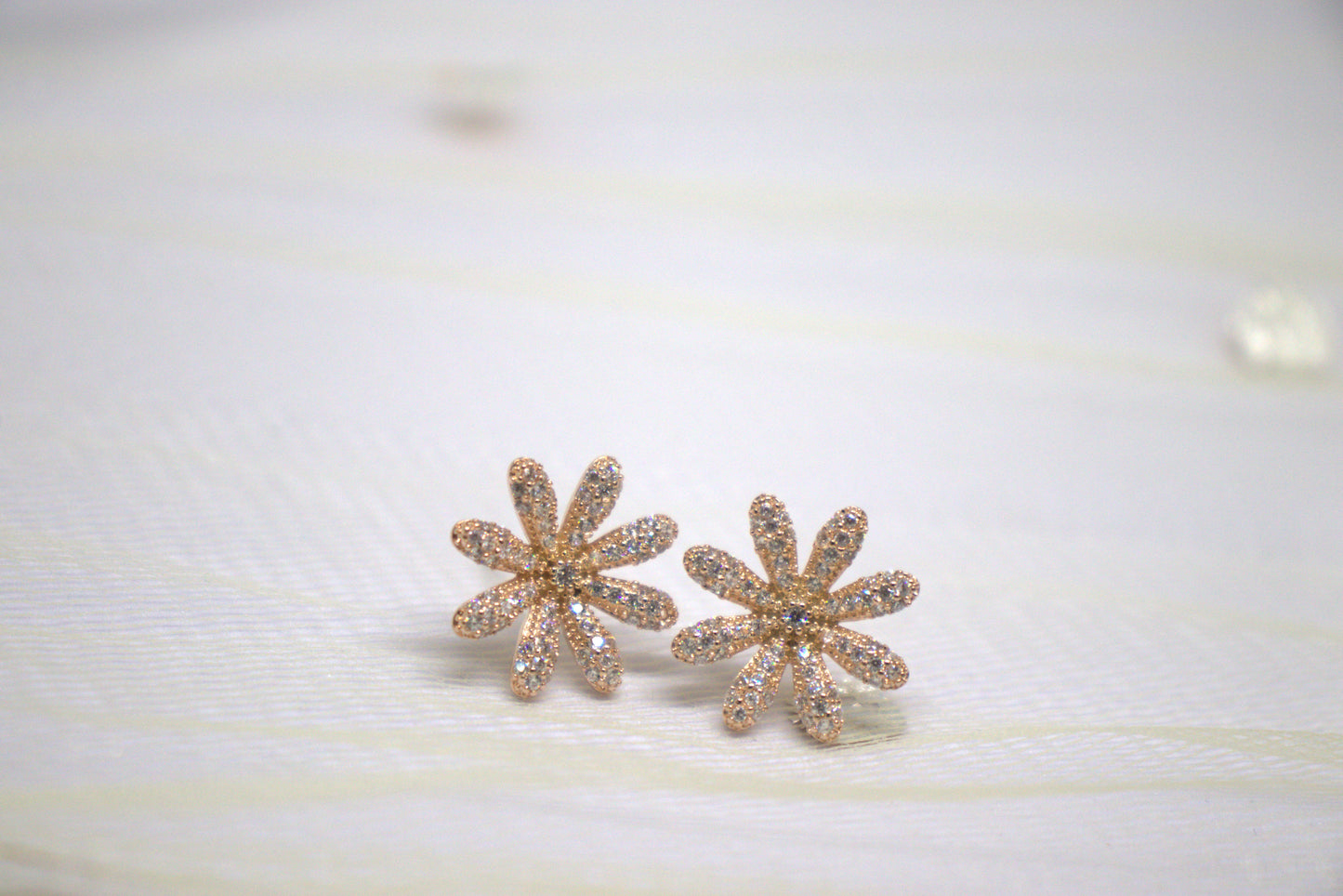 Floral Diamond Earrings