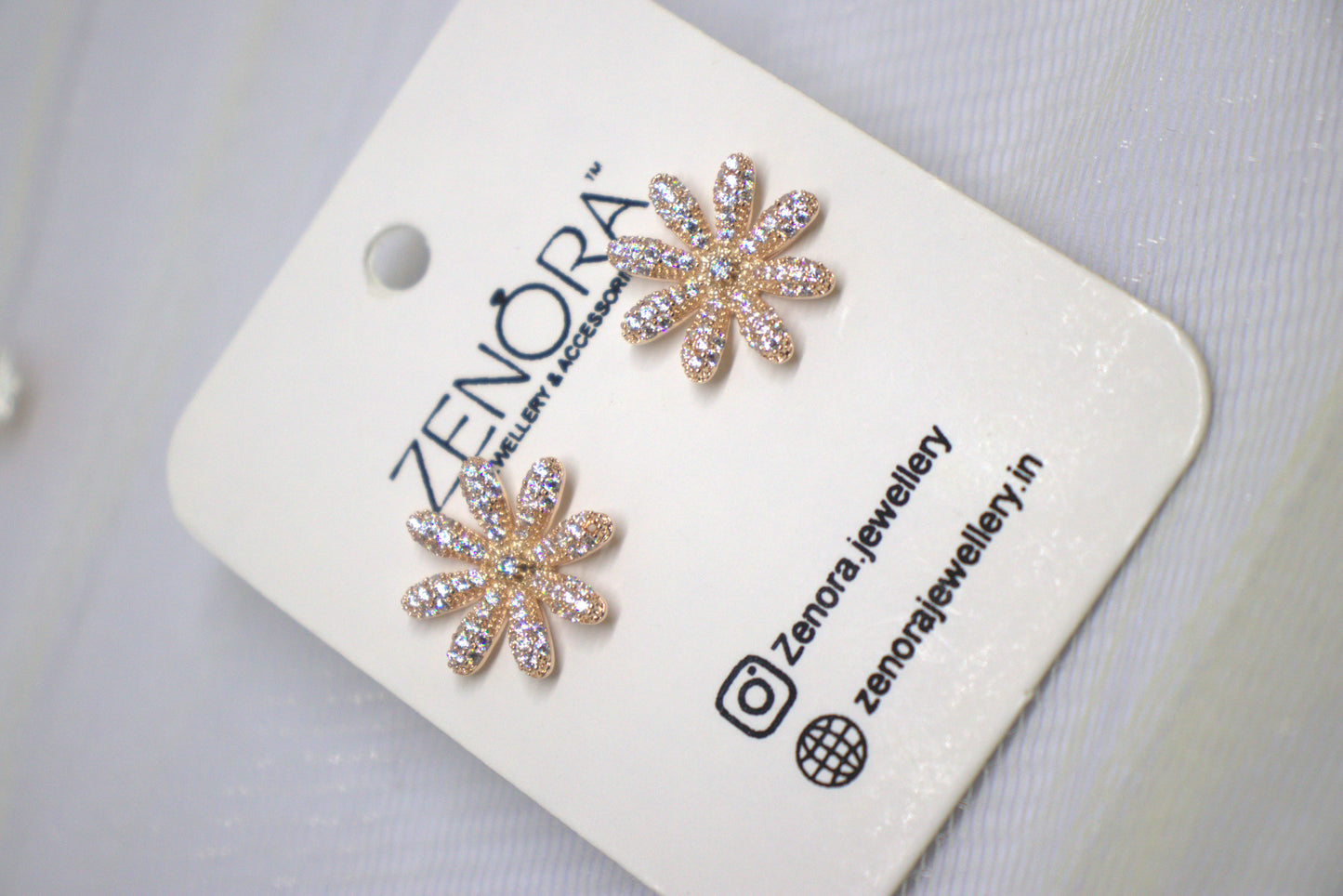 Floral Diamond Earrings