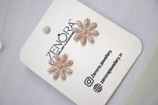 Floral Diamond Earrings
