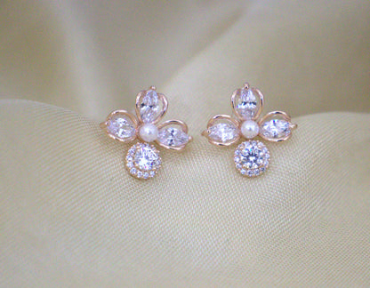 Quad Diamond Earrings