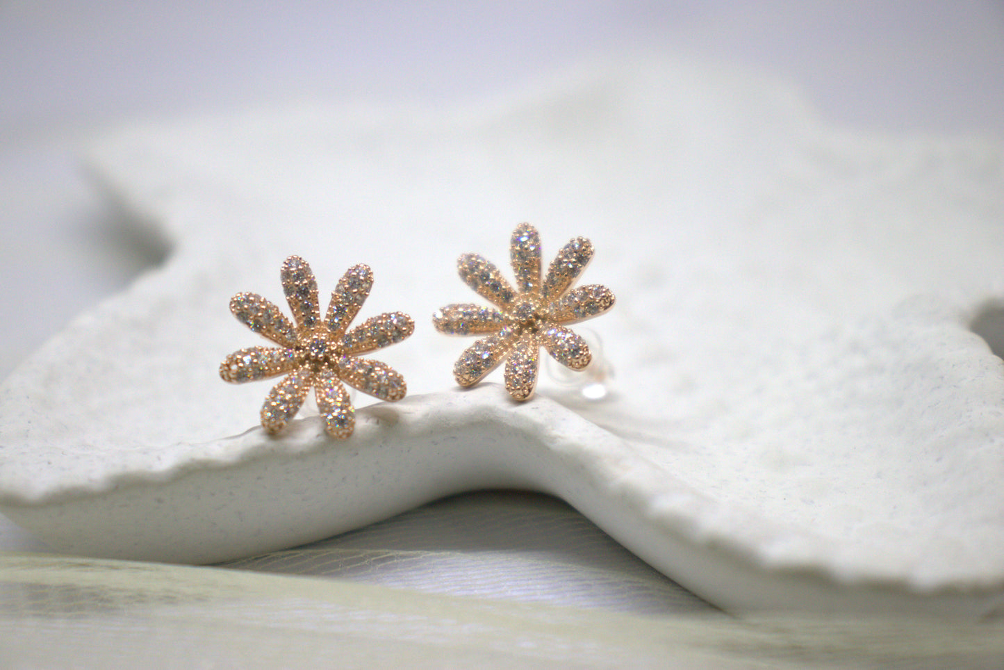 Floral Diamond Earrings