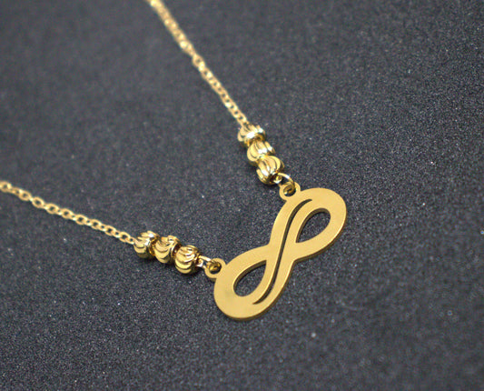 Gold Infinity Symbol Pendent