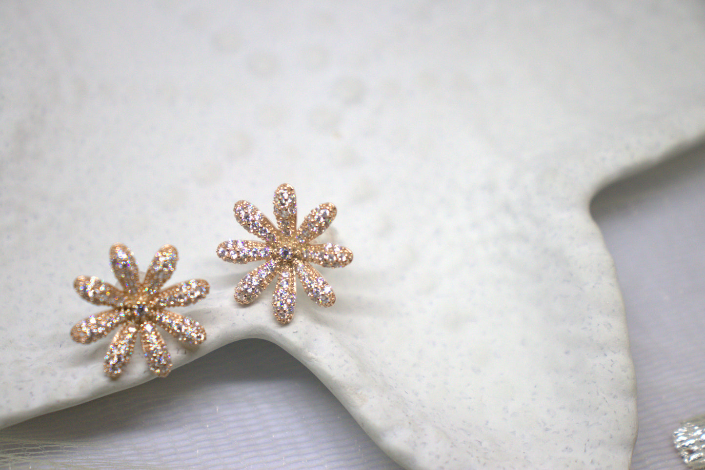 Floral Diamond Earrings