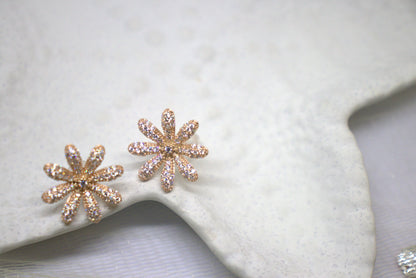 Floral Diamond Earrings