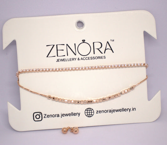 2 layer bracelet-Adjustable size