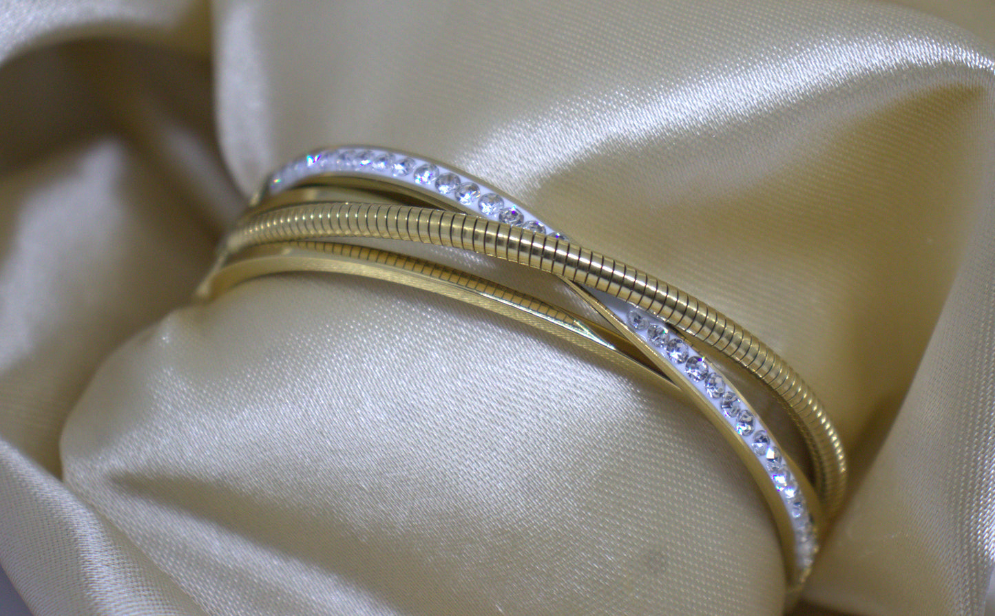 3 Layered Classic Bangle Styled Kada Bracelet