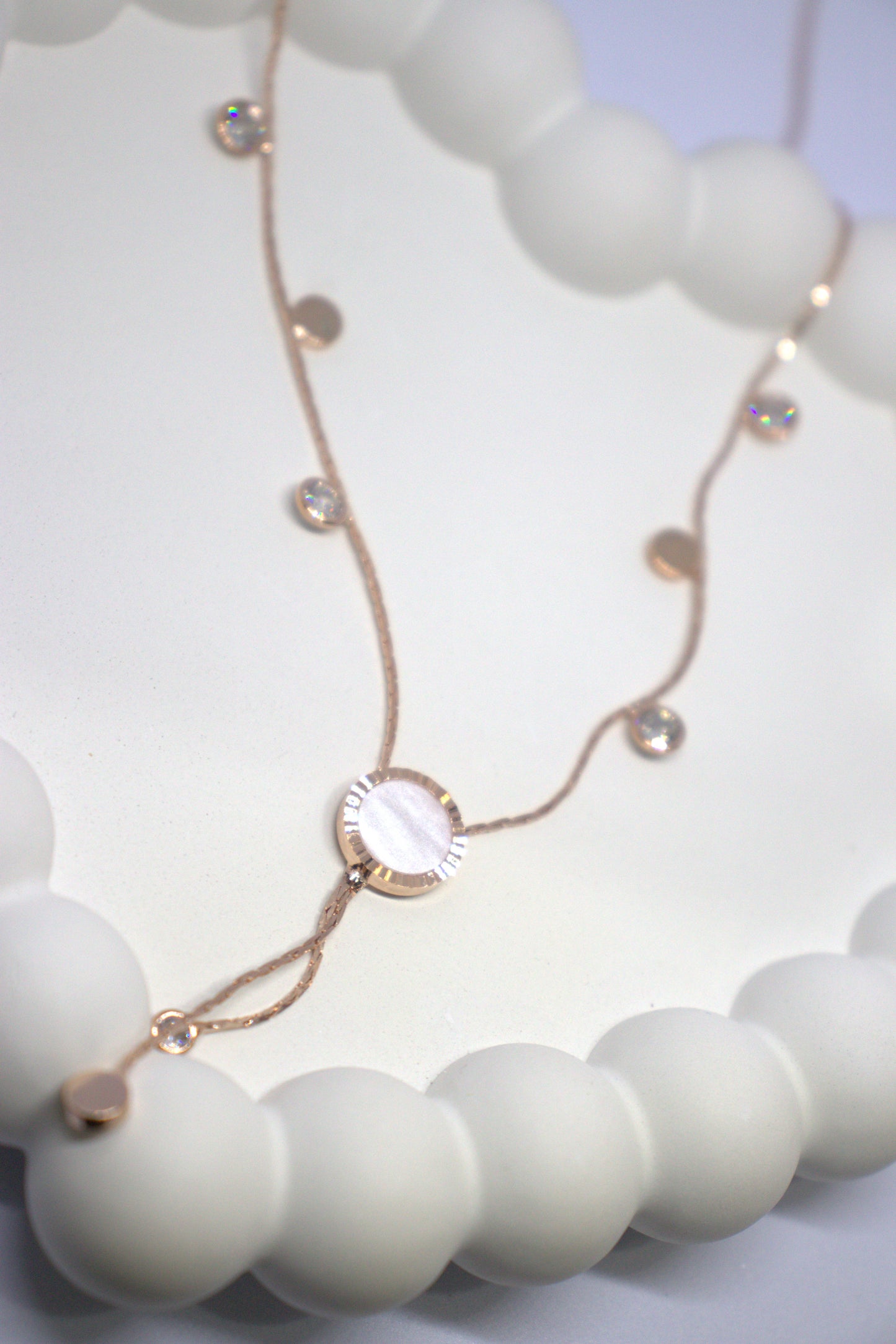 Rose Orbit Necklace
