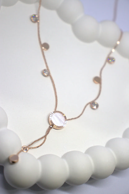 Rose Orbit Necklace