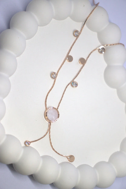 Rose Orbit Necklace