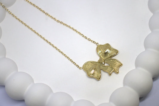 Golden Big Bow Chain