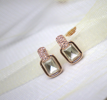 Block Diamond Studs