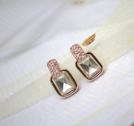 Block Diamond Studs