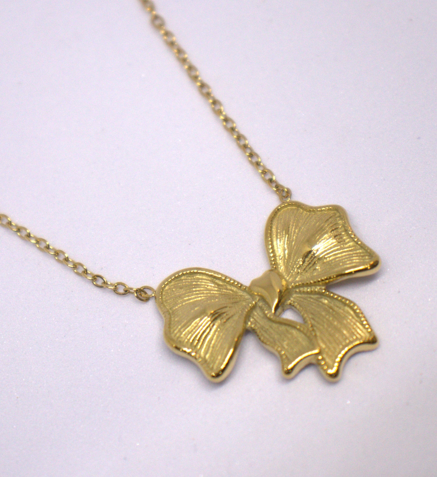 Golden Big Bow Chain