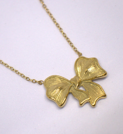 Golden Big Bow Chain