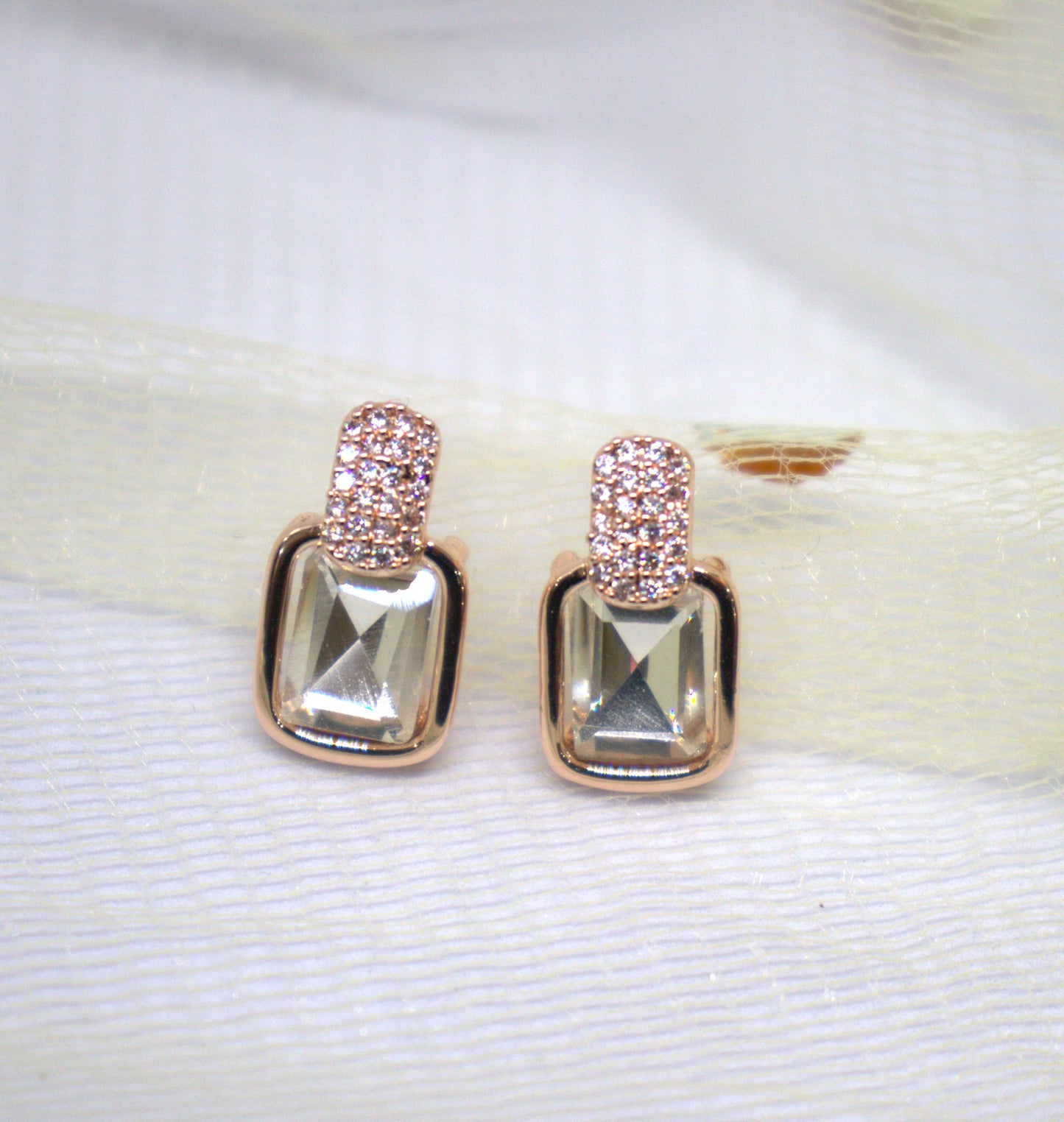 Block Diamond Studs