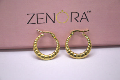 Textura Golden Hoops
