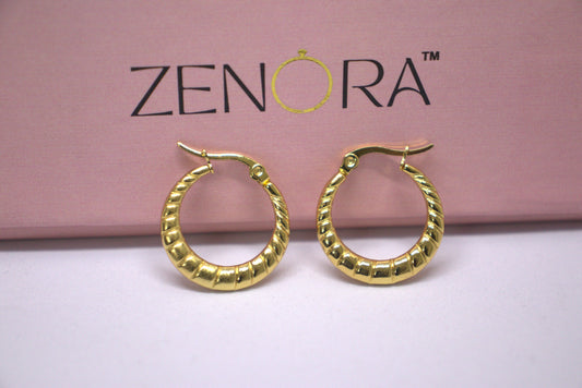 Textura Golden Hoops