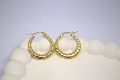 Textura Golden Hoops
