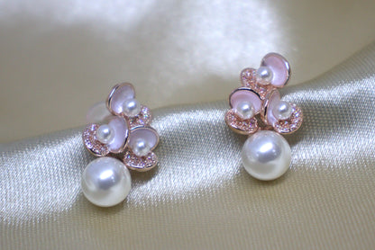 Pearl daily wear earrings