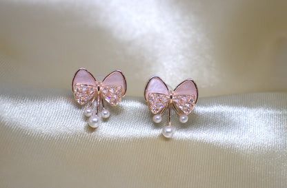 Elegant bow earrings